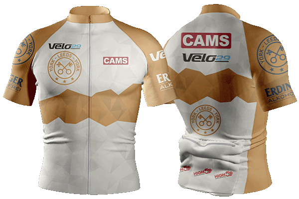 York Leeds York cycling jersey