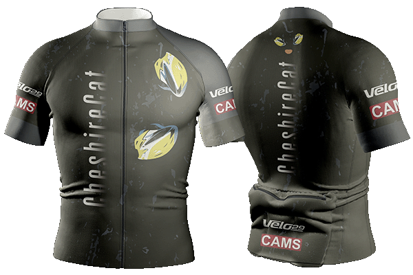 cat Cheshire Cat cycling jersey