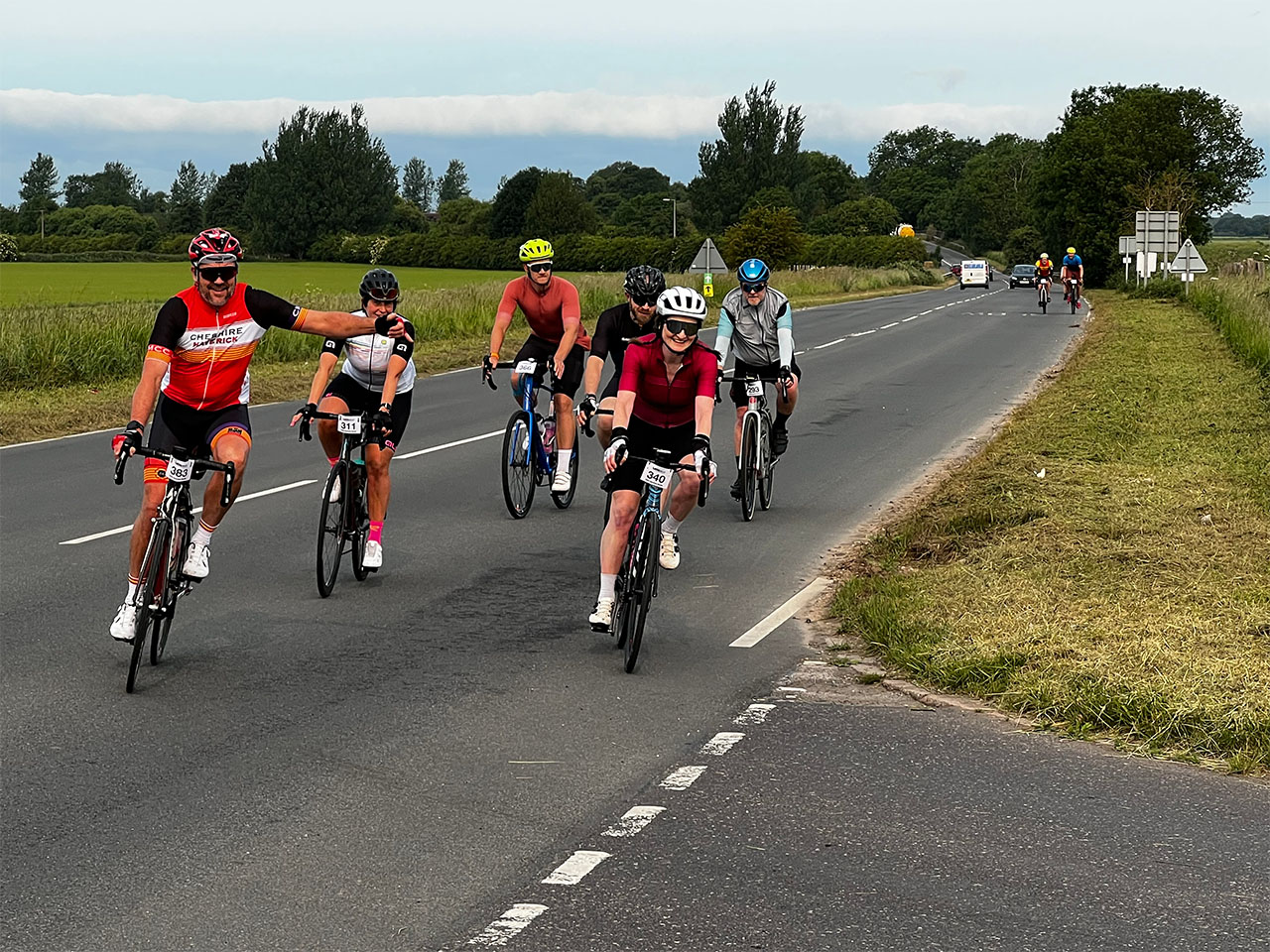 Lincoln 82 Sportive cyclists